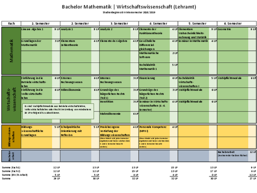 Studienplan Mathe/Wiwi FSPO2022