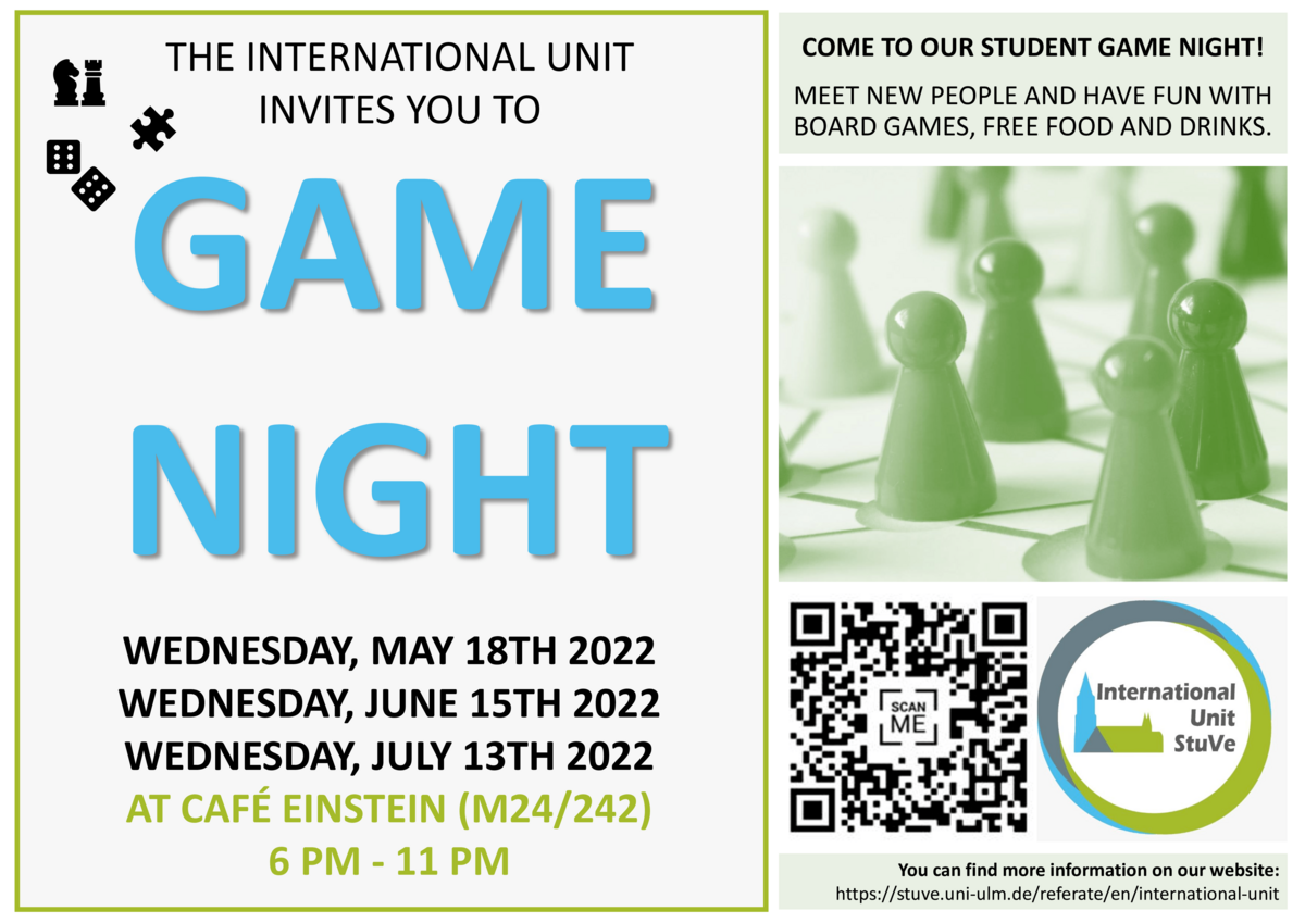 Game Night StuVe Uni Ulm