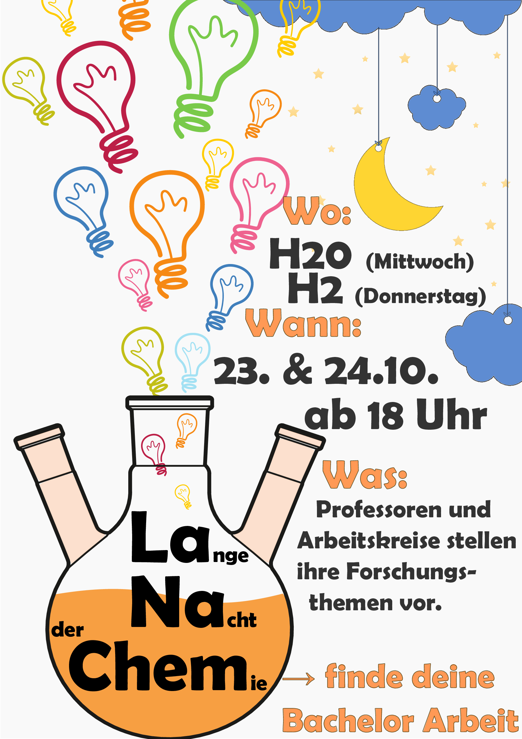 Plakat der LaNaChem 2019 Plakat der LaNaChem 2019
