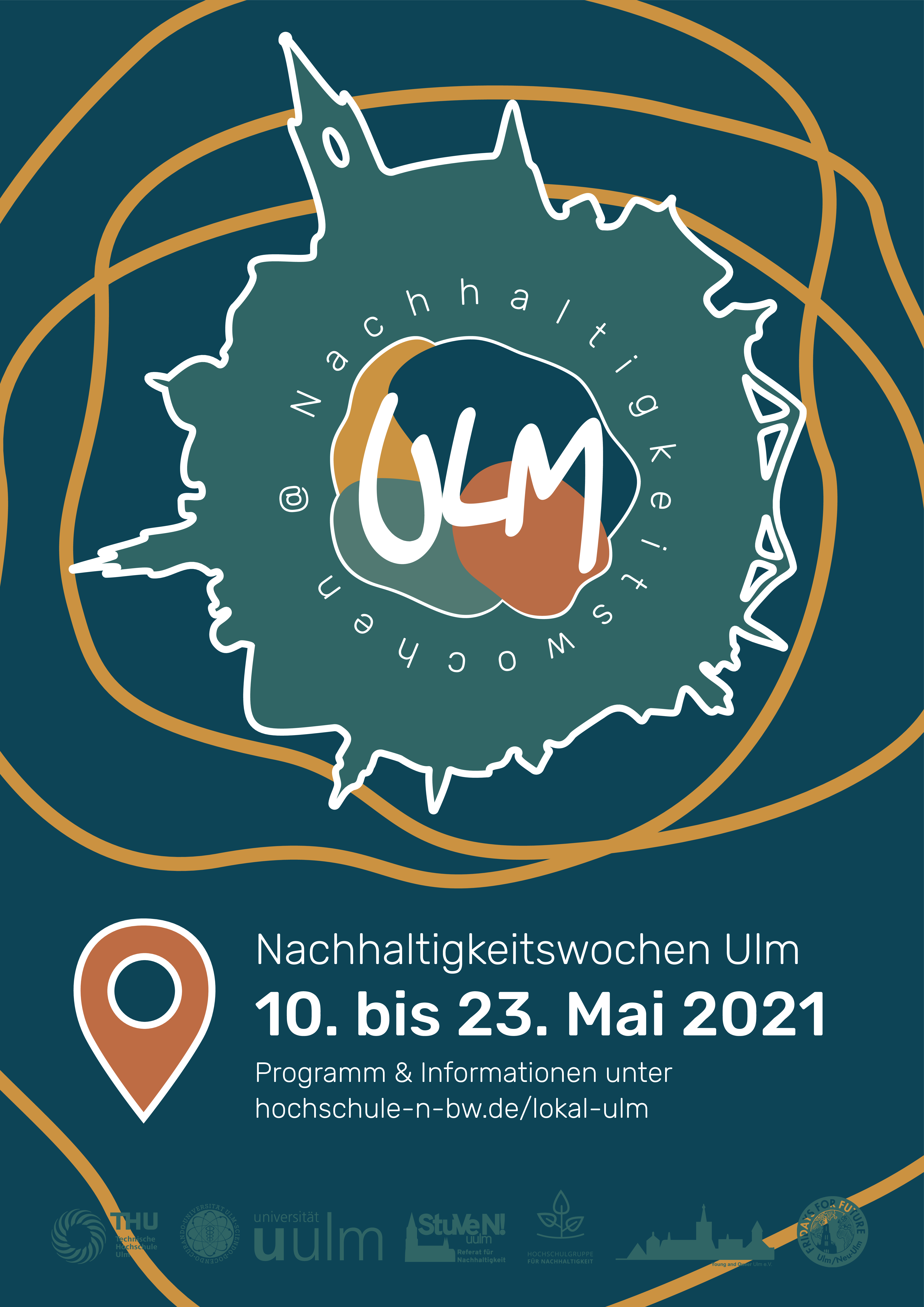 Plakat zu den Nachhaltigkeitswochen Ulm