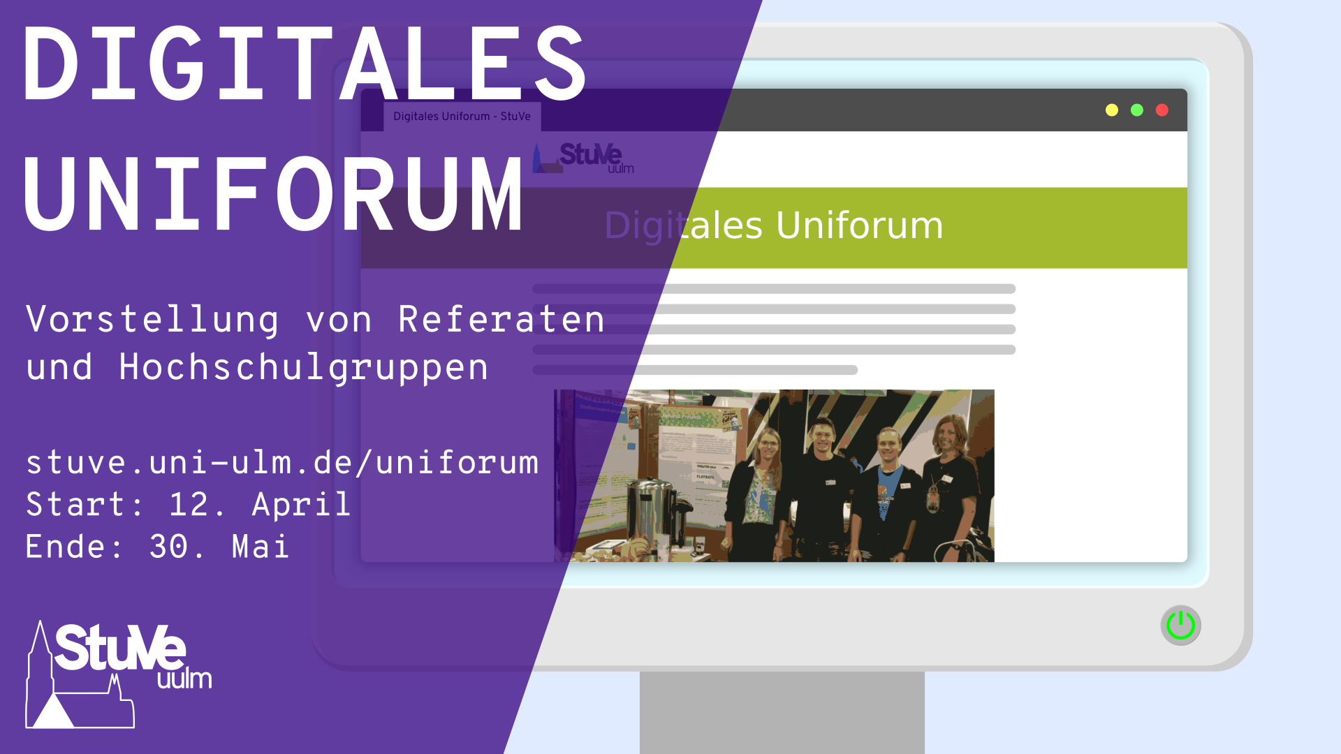 Poster for the digital University Forum 2021